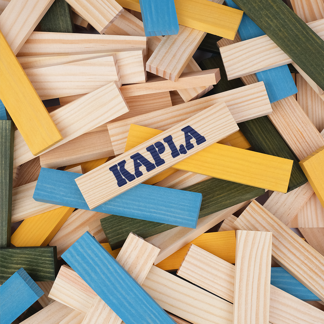 KAPLA 120 Box : 120 planks in 4 colors