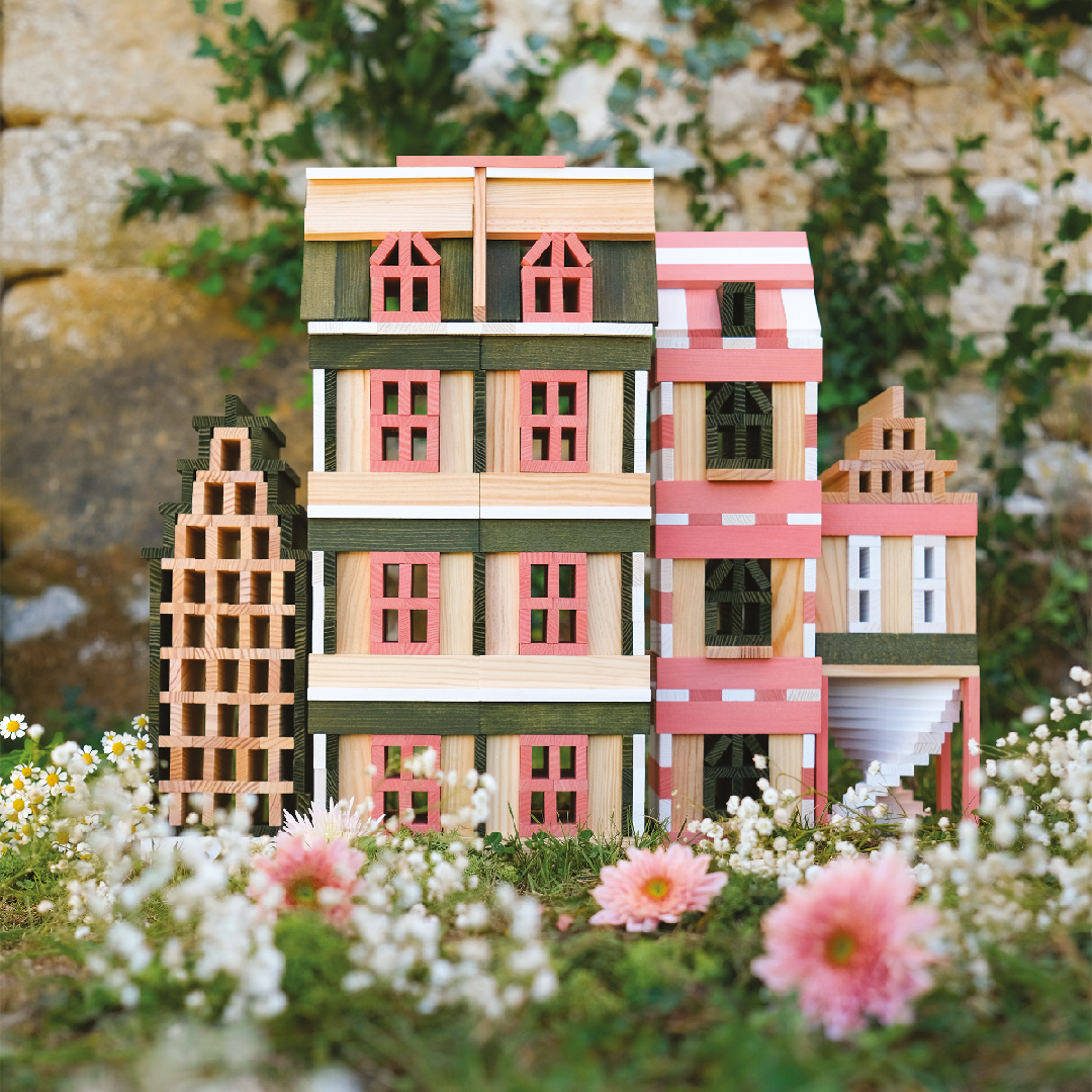 KAPLA Spring Box: 200 planks in 4 colours