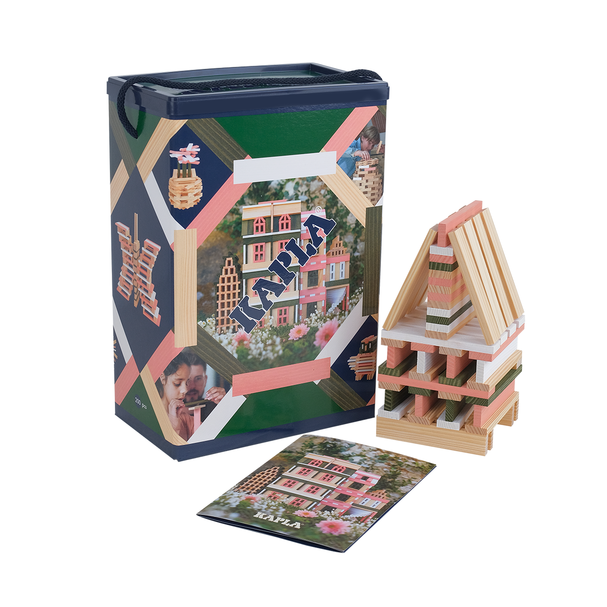 KAPLA Spring Box : 200 planks in 4 colours