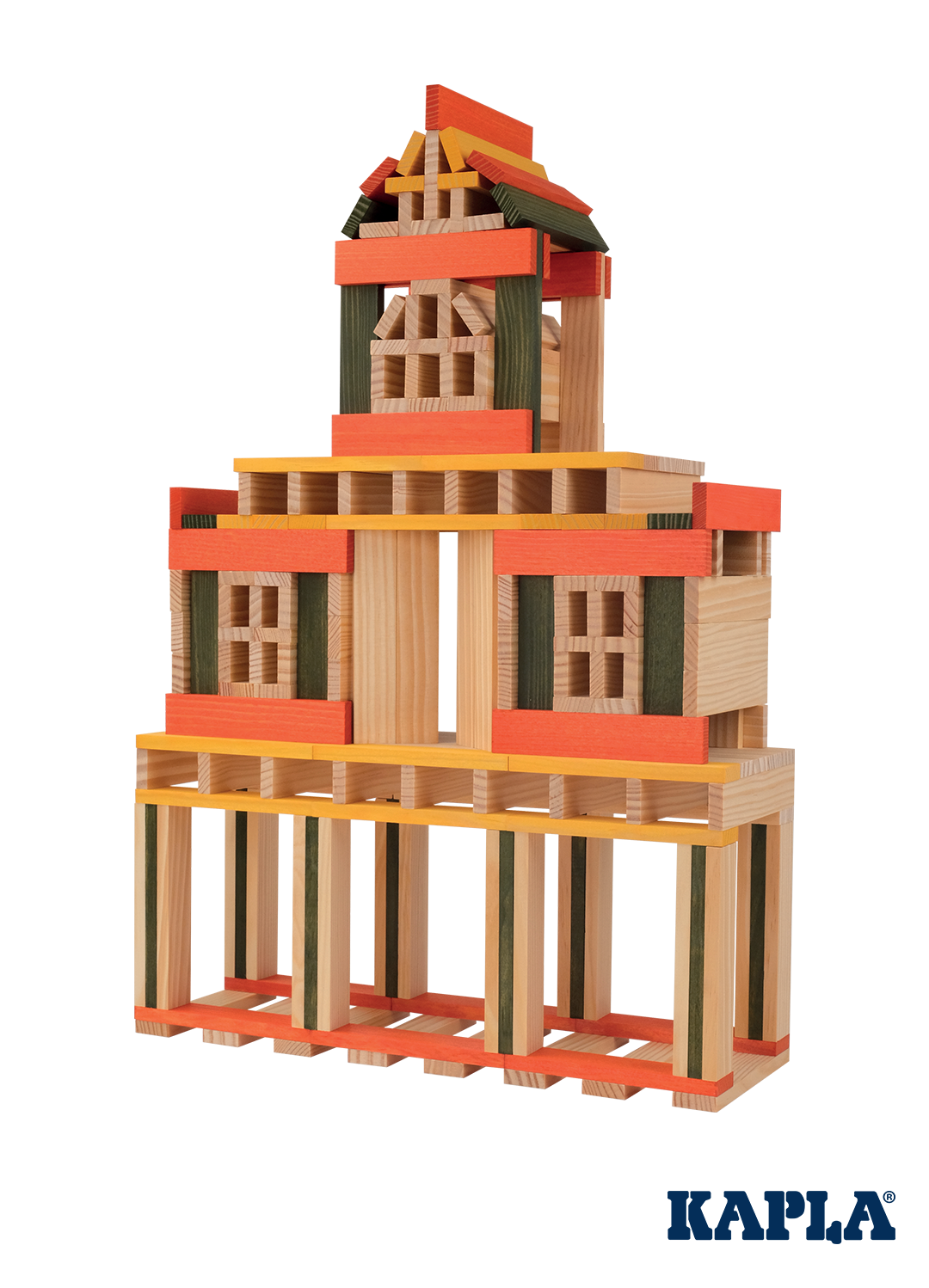 KAPLA Autumn Box: 200 planks in 4 colours