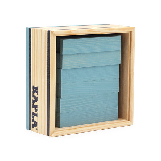 KAPLA 40 Squares: 40 light blue planks