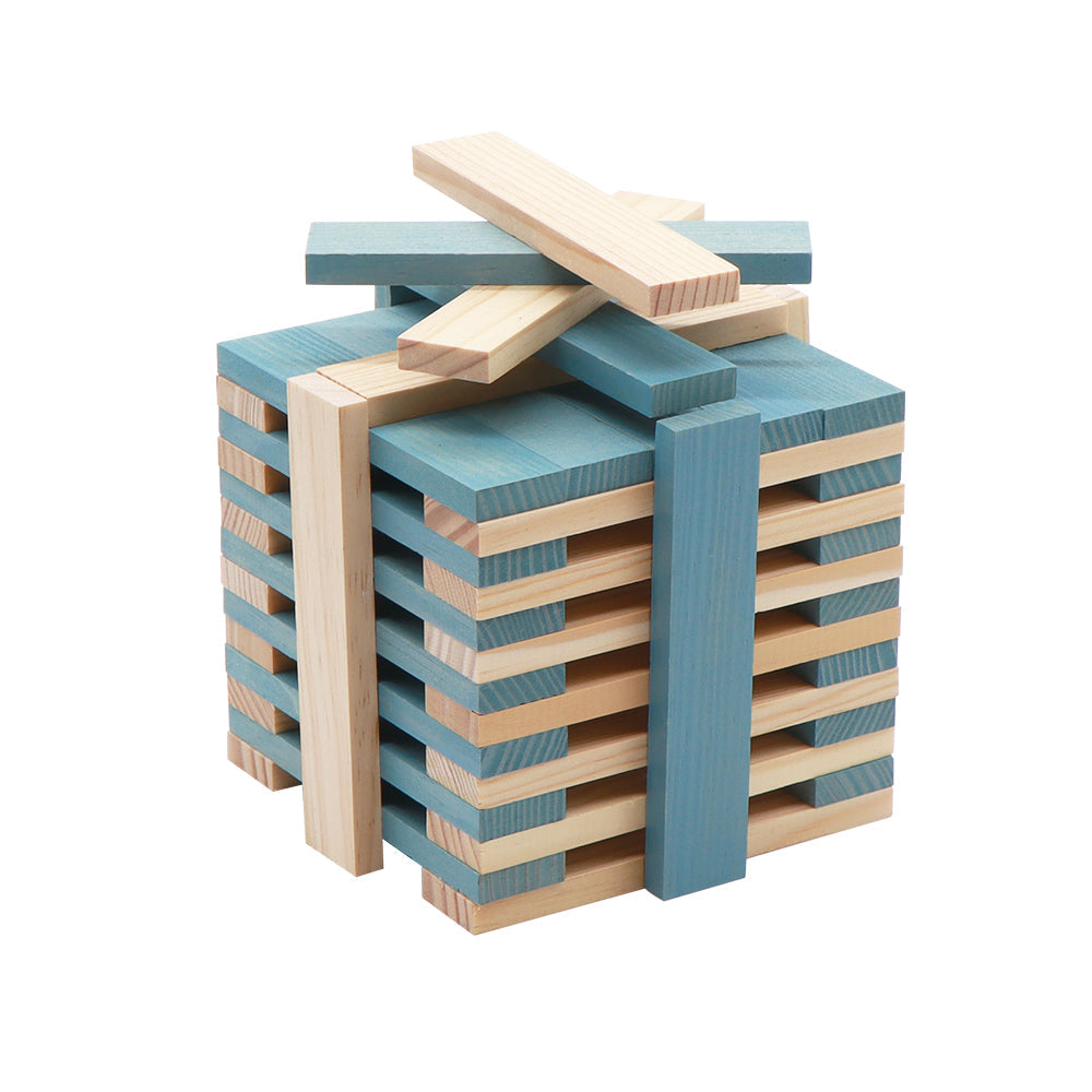 KAPLA 40 Squares: 40 light blue planks