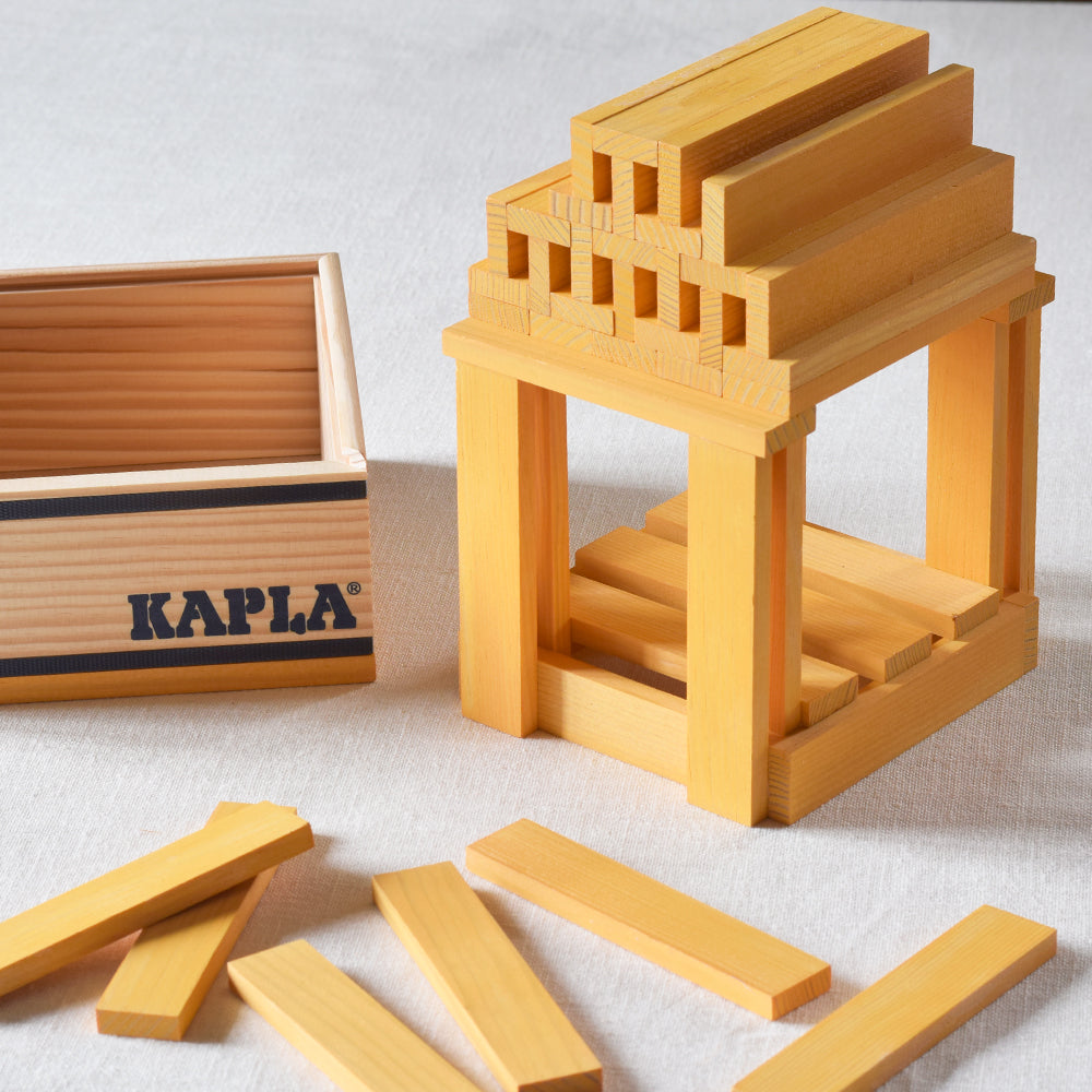 KAPLA 40 Squares: 40 yellow planks