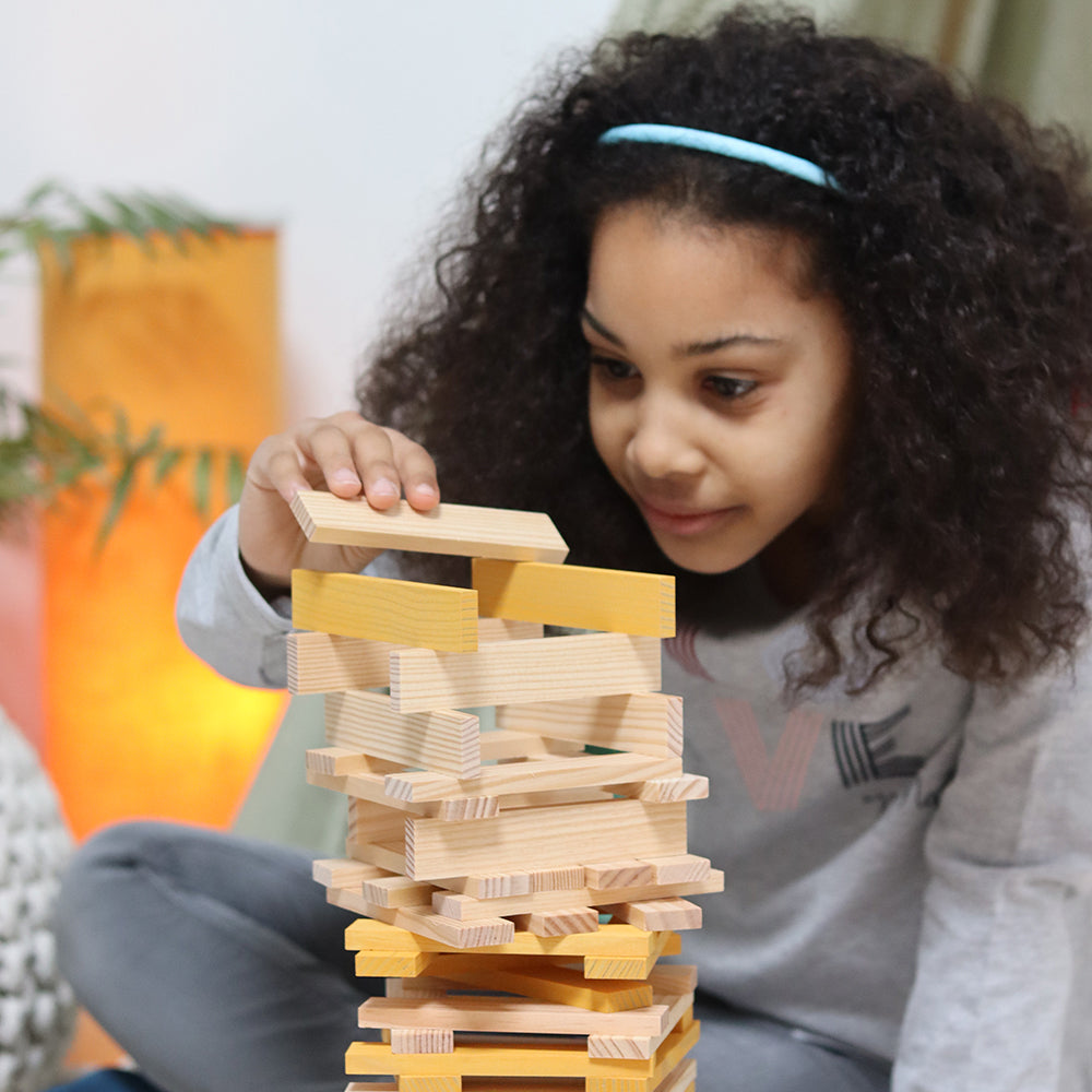 KAPLA 40 Squares: 40 yellow planks