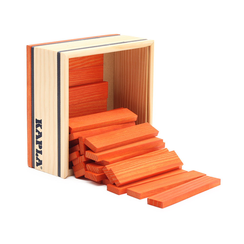 KAPLA 40 Squares: 40 orange planks