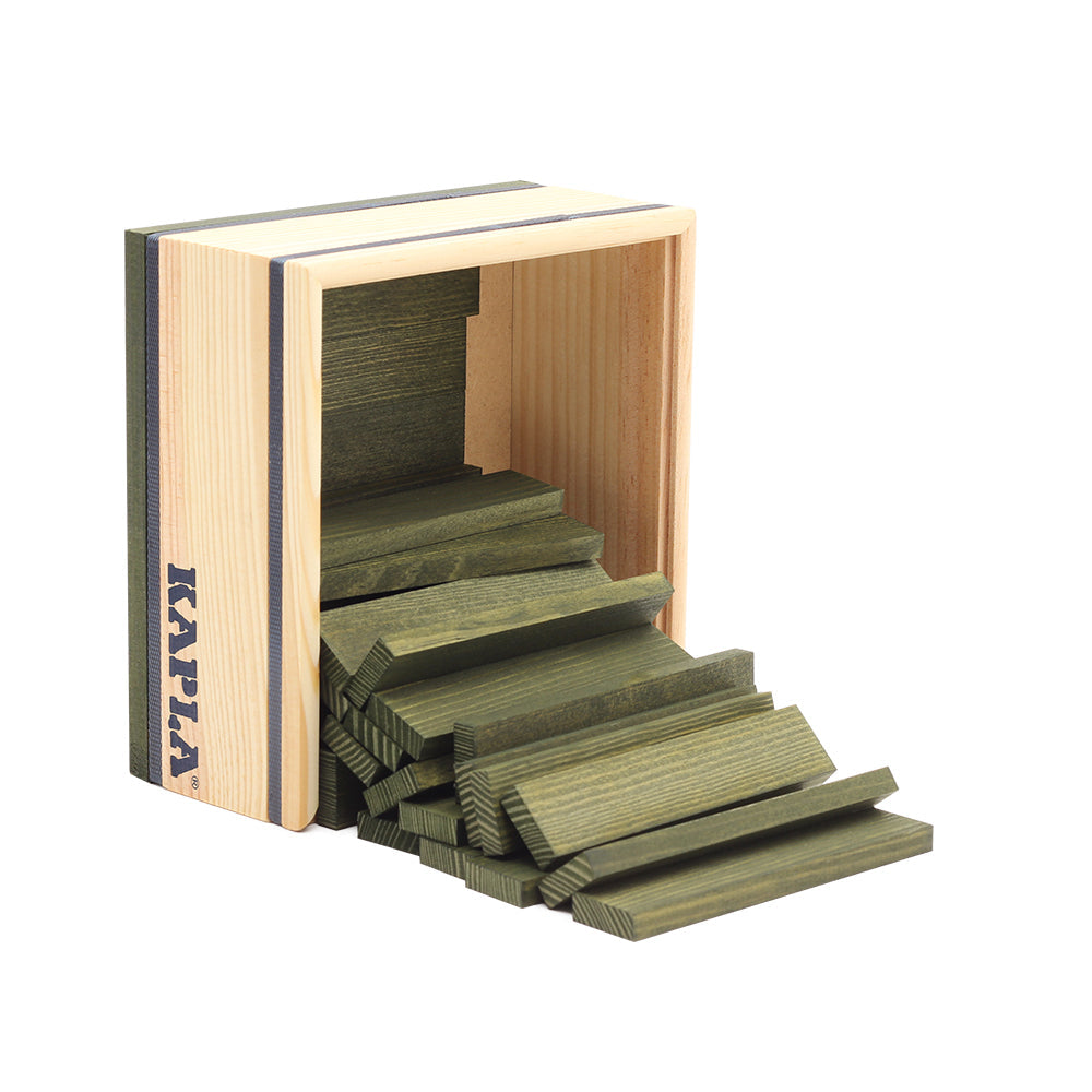 KAPLA 40 Squares: 40 green planks