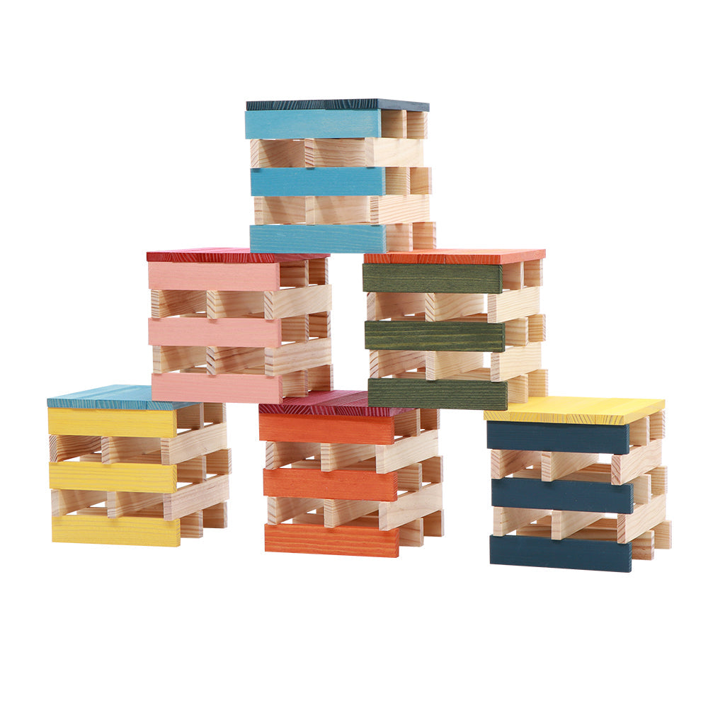 KAPLA Octocolour: 100 planks in 8 colours