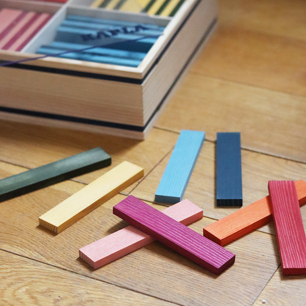 KAPLA Octocolour: 100 planks in 8 colours