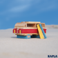 KAPLA Summer Box: 200 planks in 4 colours