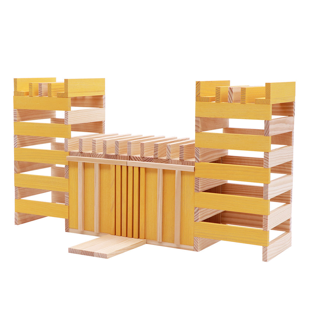 KAPLA, Wooden Building Planks, 40 Squares