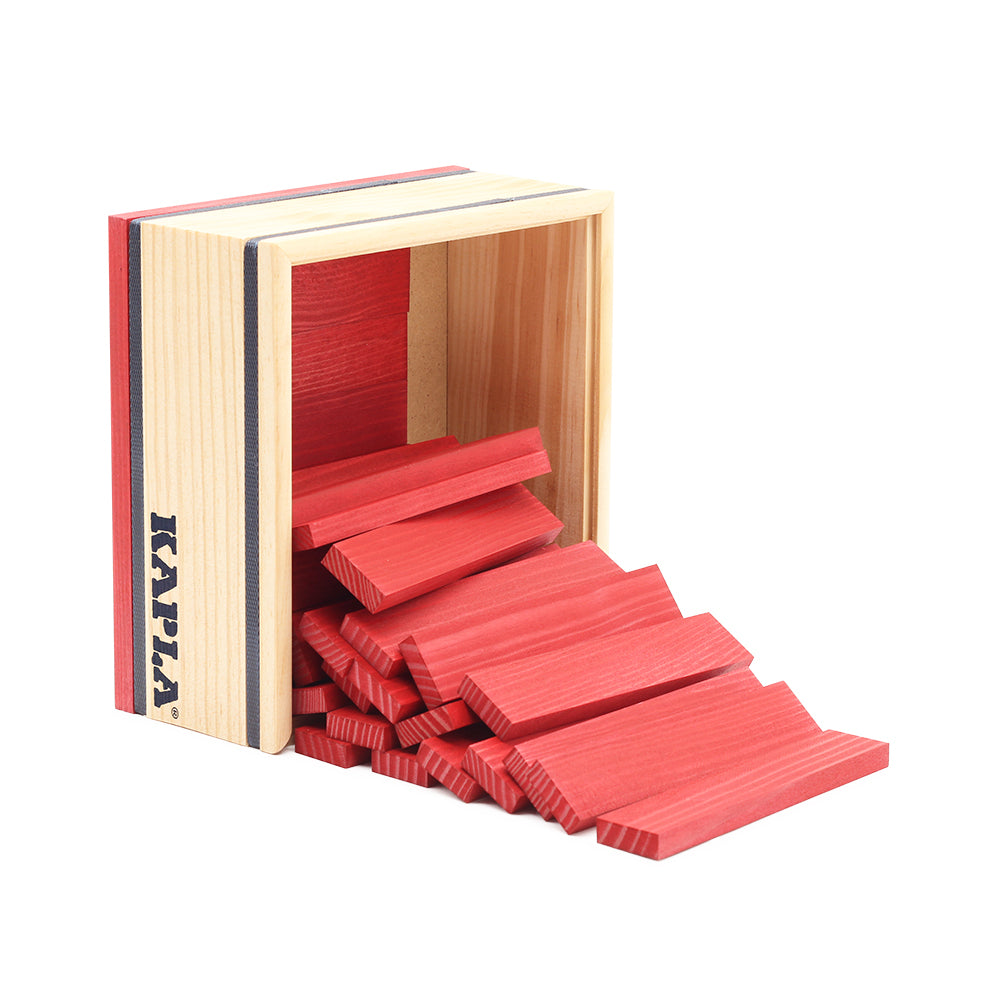 KAPLA 40 Squares: 40 red planks